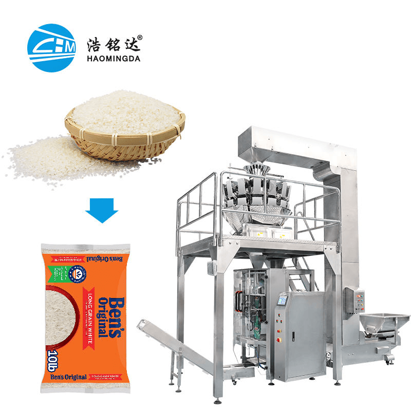 Automatic PLC Rice Packing Machine: 1kg 2kg 5kg Pouches Fast