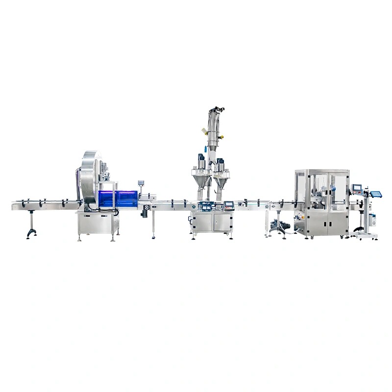 Seasoning powder filling lines